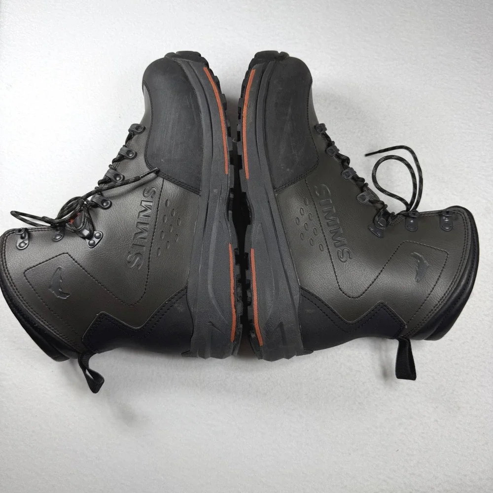 Simms Tributary Wading Boots Mens 15 Gunmetal Grey Fly Fishing 39851-00